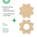 Pre-Mark Flower Tea Light Holder